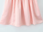 Pink gathered fabric detail of the Stunning Tight Fit Slim Fit Dress for elegant fashion