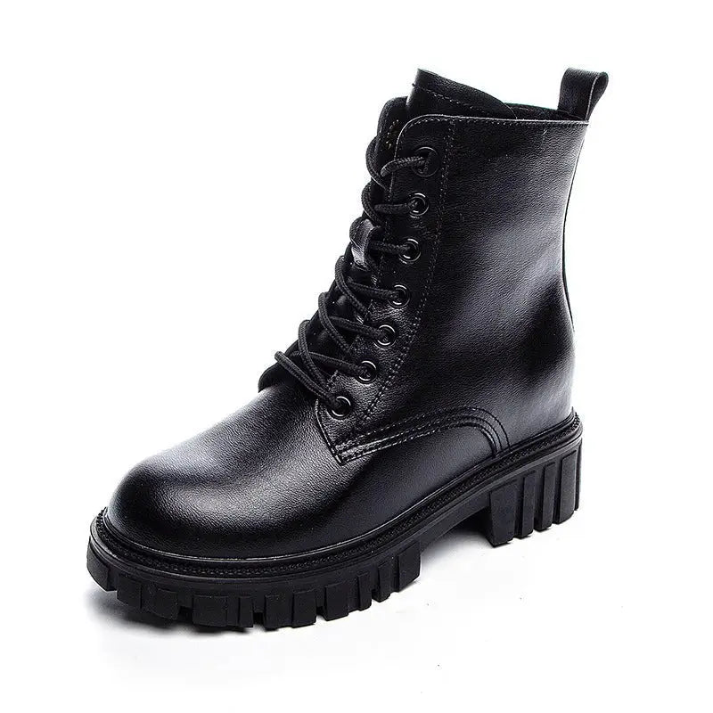 FASHIONABLE LEATHER BOOTS-VETEMENTS 