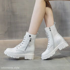 FASHIONABLE LEATHER BOOTS-VETEMENTS 