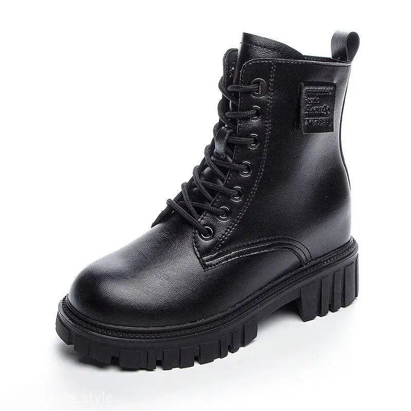 FASHIONABLE LEATHER BOOTS-VETEMENTS 