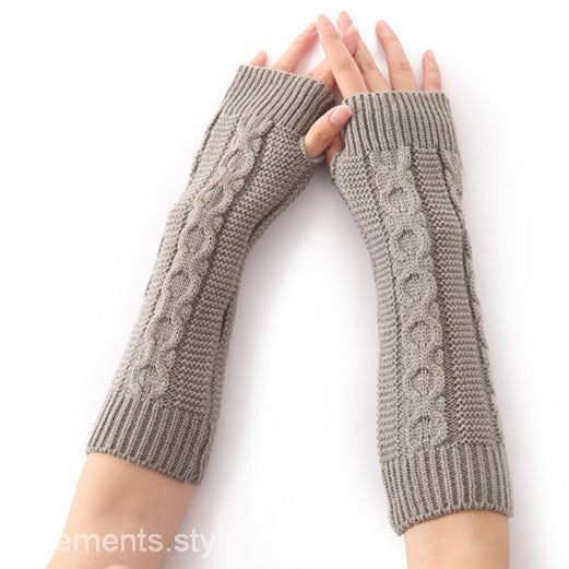 COZY KNIT ARM SLEEVE GLOVES-VETEMENTS 