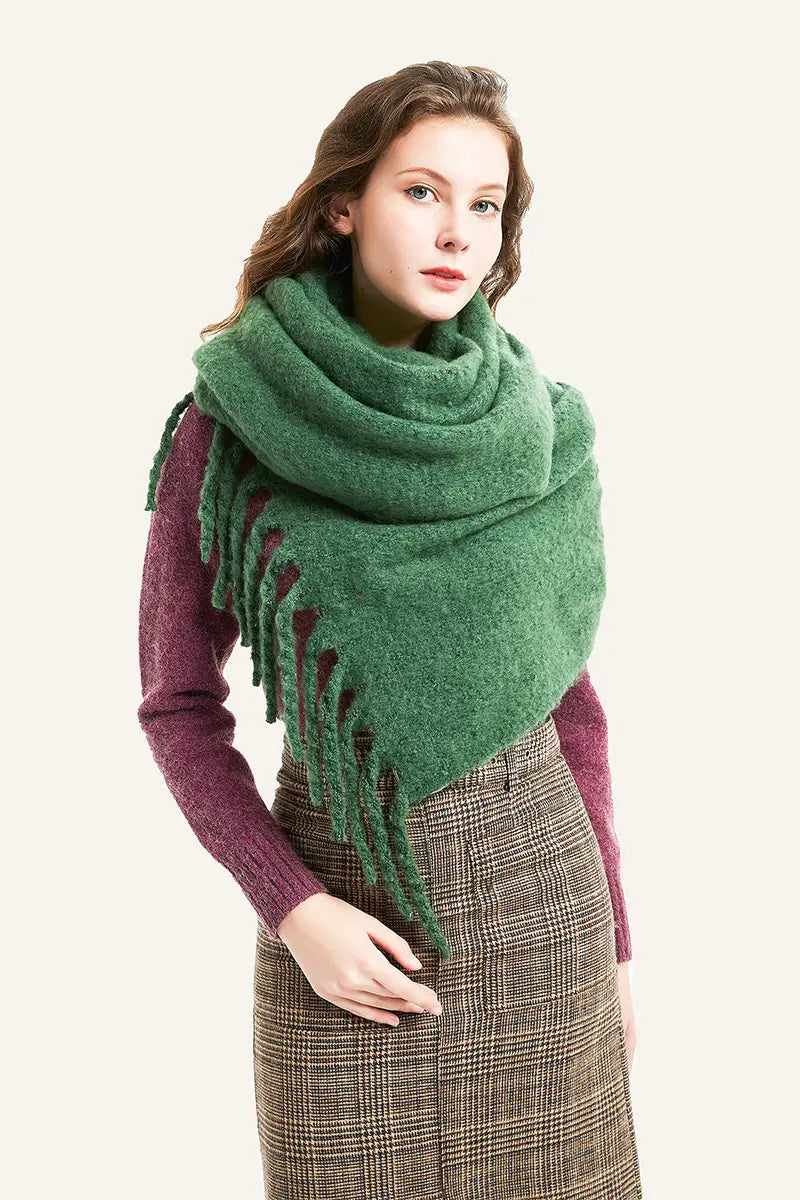 Wool Scarf Thickened