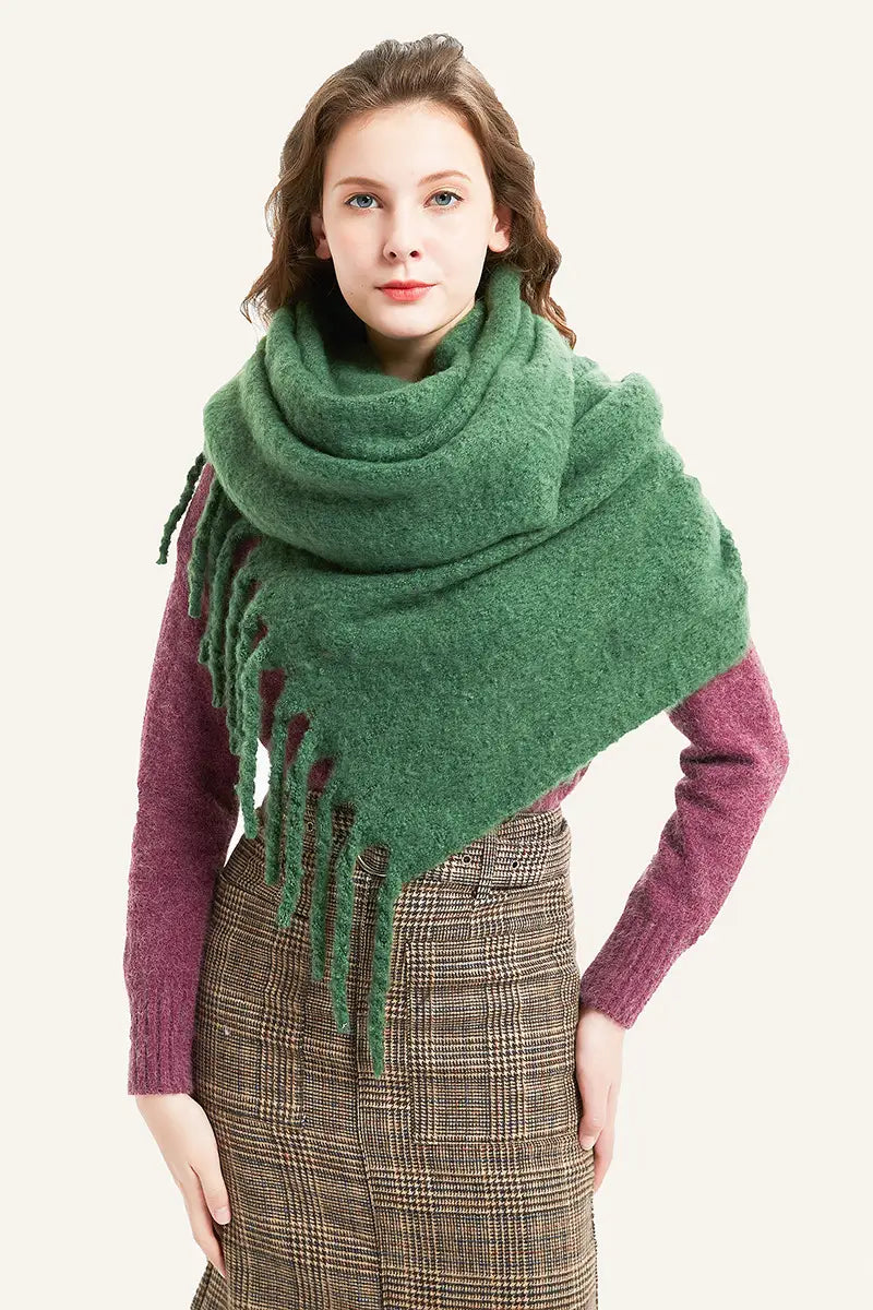 Wool Scarf Thickened