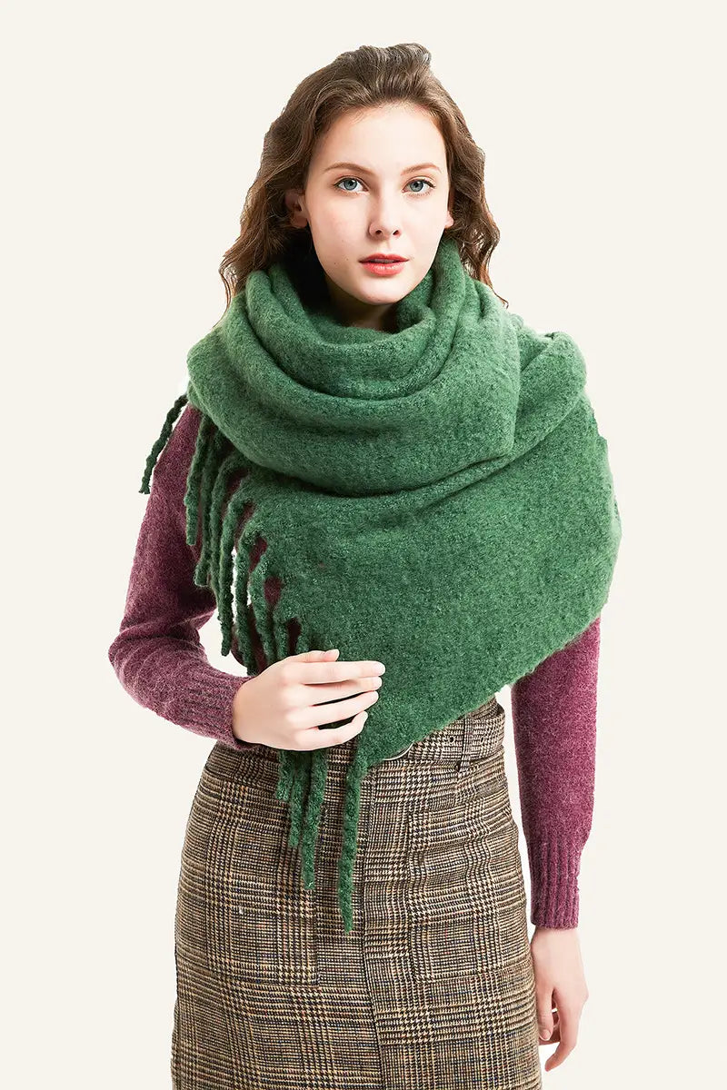 Wool Scarf Thickened