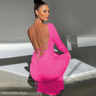 SEXY BACKLESS ELEGANT DRESS-VETEMENTS 