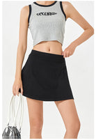 COMFY YOGA TOP & DENIM YOGA SKIRTS-VETEMENTS 