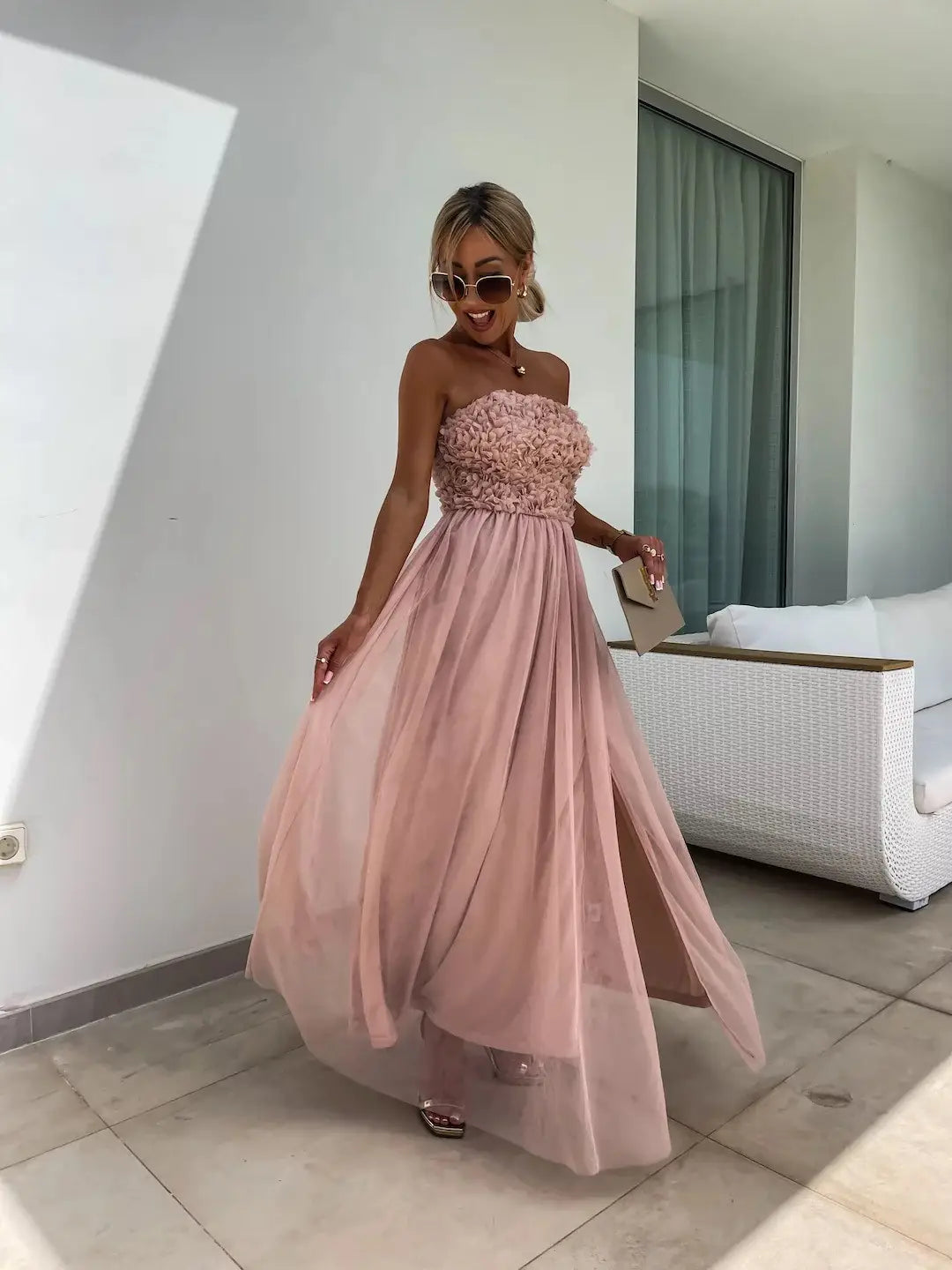 Elegant Maxi Dress for Summer - Langry Fashion ملابس موضة