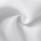 White fabric with a gentle spiral fold, ideal for an Elegant Halter Lace up Dress in fashion