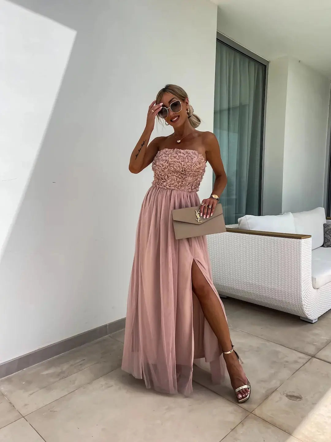 Elegant Maxi Dress for Summer - Langry Fashion ملابس موضة