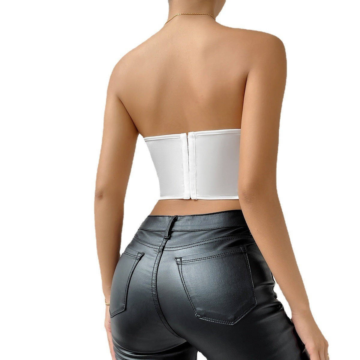 WHITE VECTORIA BONING CORSET-VETEMENTS 