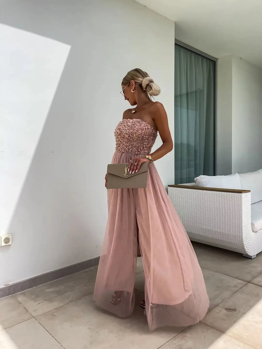 Elegant Maxi Dress for Summer - Langry Fashion ملابس موضة