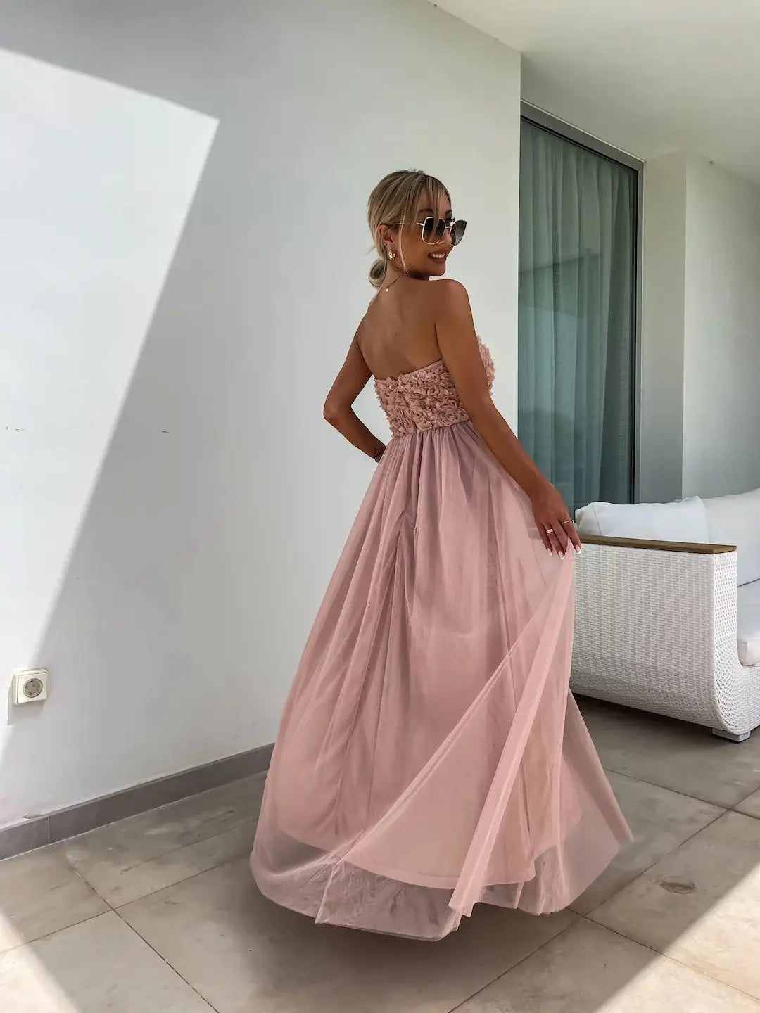 Elegant Maxi Dress for Summer - Langry Fashion ملابس موضة