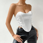 WHITE VECTORIA BONING CORSET-VETEMENTS 