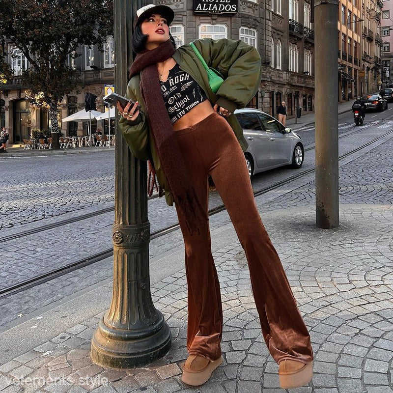 HIGH WAIST SLIMMING BOOTCUT-VETEMENTS 