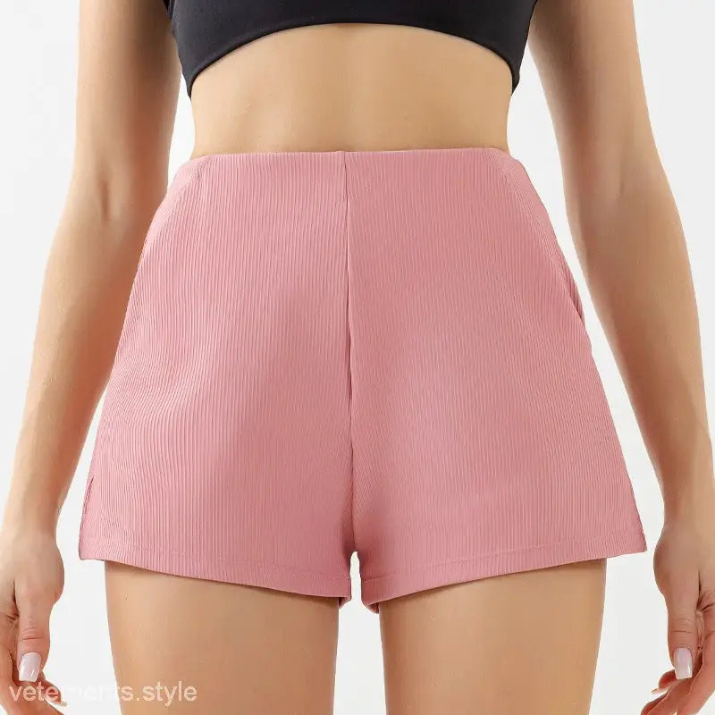 COMFY HIGH WAIST YOGA SHORTS-VETEMENTS 