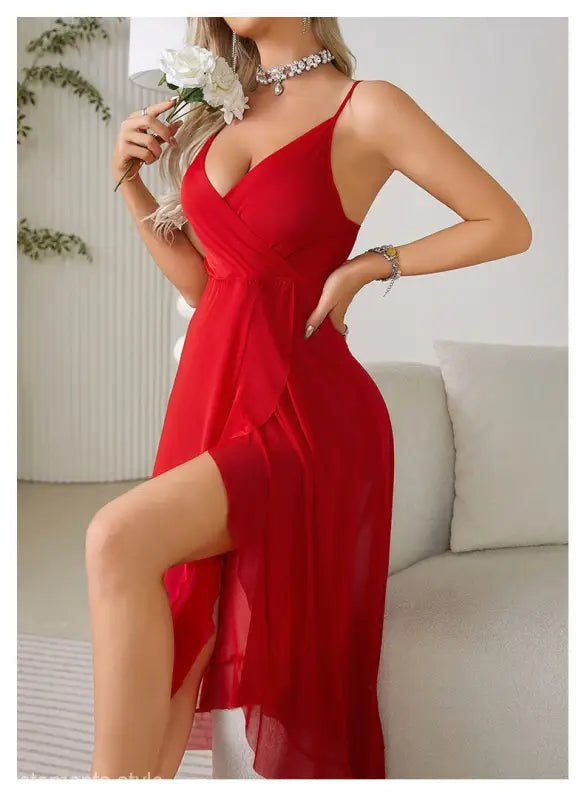 SEXY V NECK BACKLESS LINGERIE-VETEMENTS 