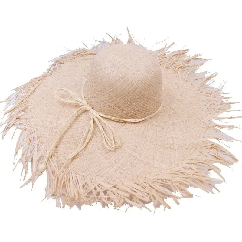 RAFFIA KOREAN SUN HAT-VETEMENTS 