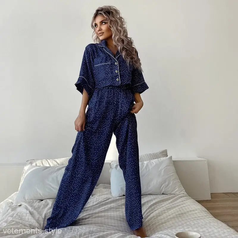 CUTE POLKA DOT PAJAMAS-VETEMENTS 