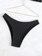 BEACH BIKINI WITH METAL CHAIN-VETEMENTS 