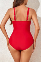 SEXY BACKLESS V NECK SWIMSUIT