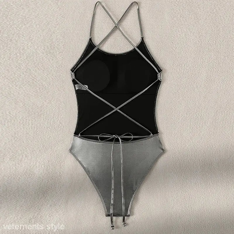 SEXY METAL SWIMSUIT-VETEMENTS 