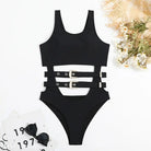 SEXY WAIST CUTOUT SWIMSUIT-VETEMENTS 