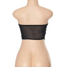 BOW MESH SEXY BANDEAU TOP-VETEMENTS 