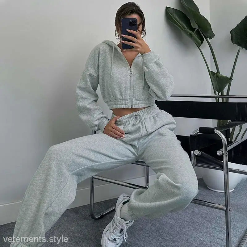 WINTER CASUAL EXERCISE SUIT-VETEMENTS 