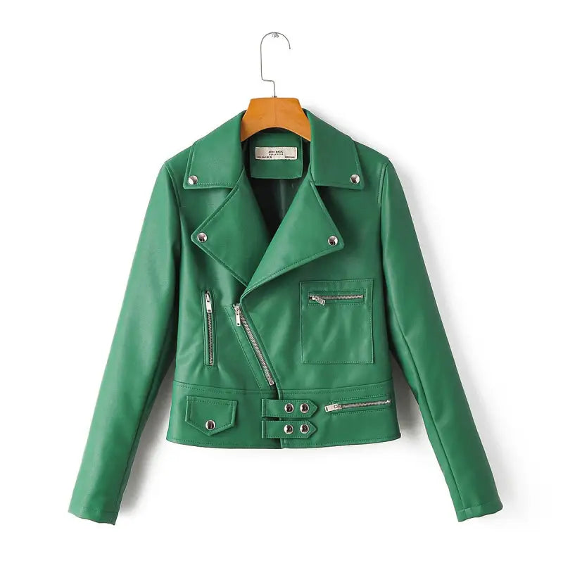 FAUX LEATHER BIKER JACKET-VETEMENTS 