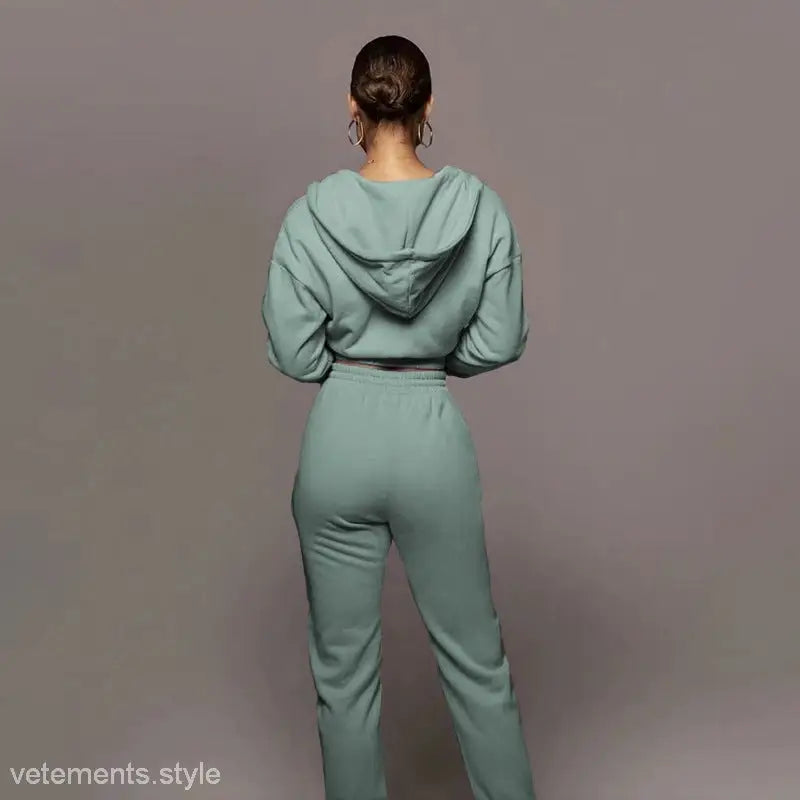 CASUAL OPEN V SWEATER SET-VETEMENTS 