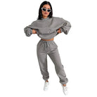 Winter Hooded Fleece Lined Sweater Casual Trousers sets-VETEMENTS 