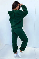 Winter Hooded Fleece Lined Sweater Casual Trousers sets-VETEMENTS 