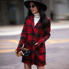 WINTER POCKET PLAID WOOL COAT-VETEMENTS 