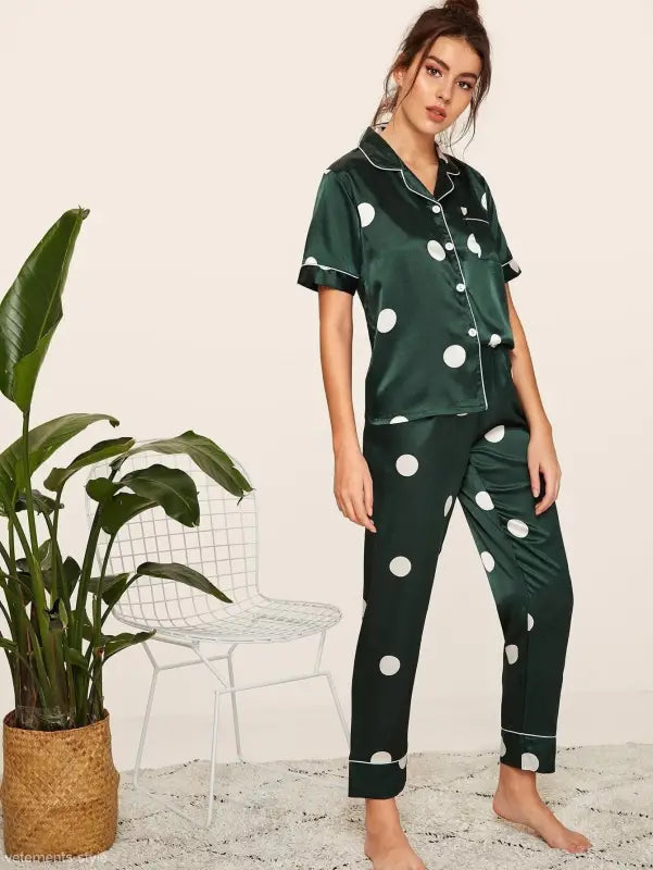 CASUAL SILK PAJAMAS-VETEMENTS 