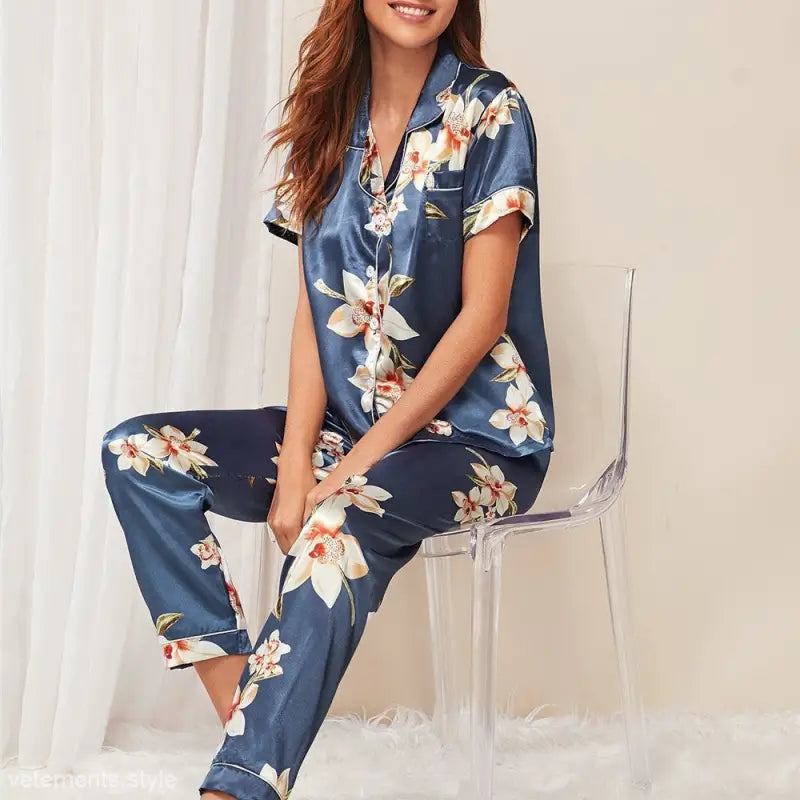 CASUAL SILK PAJAMAS-VETEMENTS 