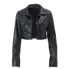 SEXY CROPPED MOTORCYCLE JACKET-VETEMENTS 