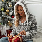 WINTER HOODED CARDIGAN CHRISTMAS PLUSH COAT-VETEMENTS 