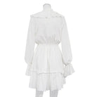 COMFY RUFFLED WHITE DRESS-VETEMENTS 