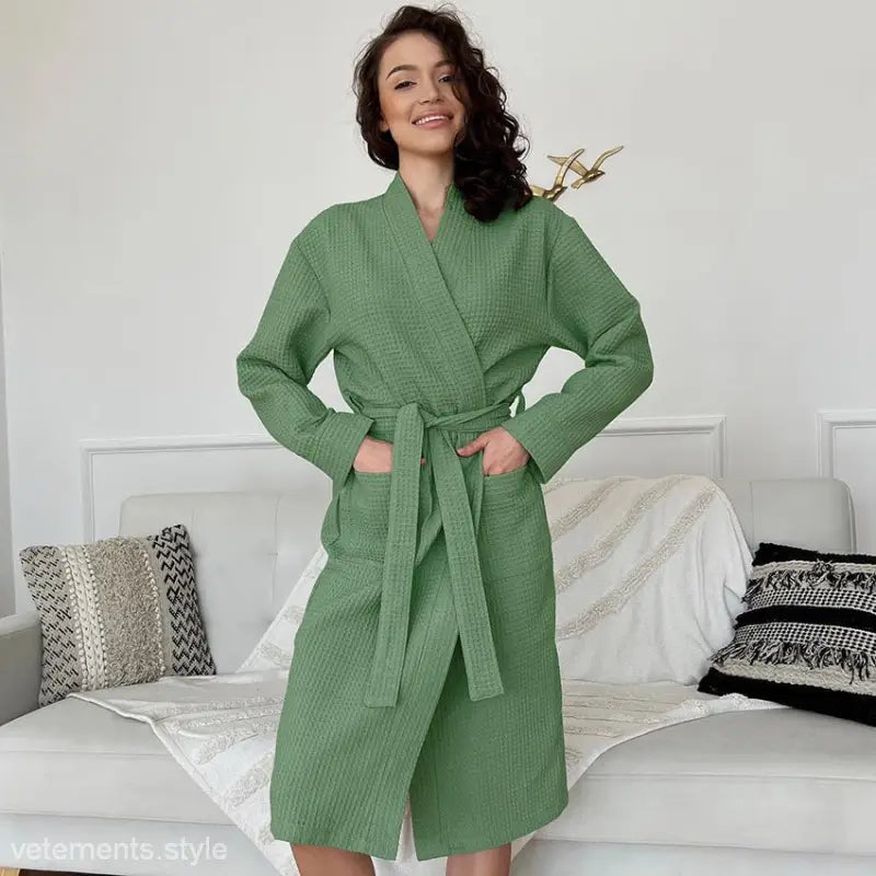 COMFY WAFFLE ROBE-VETEMENTS 