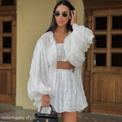 COMFY WHITE SUMMER SET-VETEMENTS 