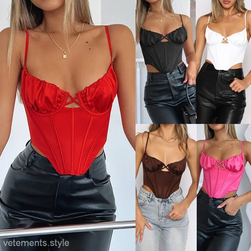 NEW SEXY SUMMER CORSET-VETEMENTS 