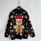 CHRISTMAS CARTOON CUTE SNOWFLAKE BEAR PATTERN PULLOVER-VETEMENTS 