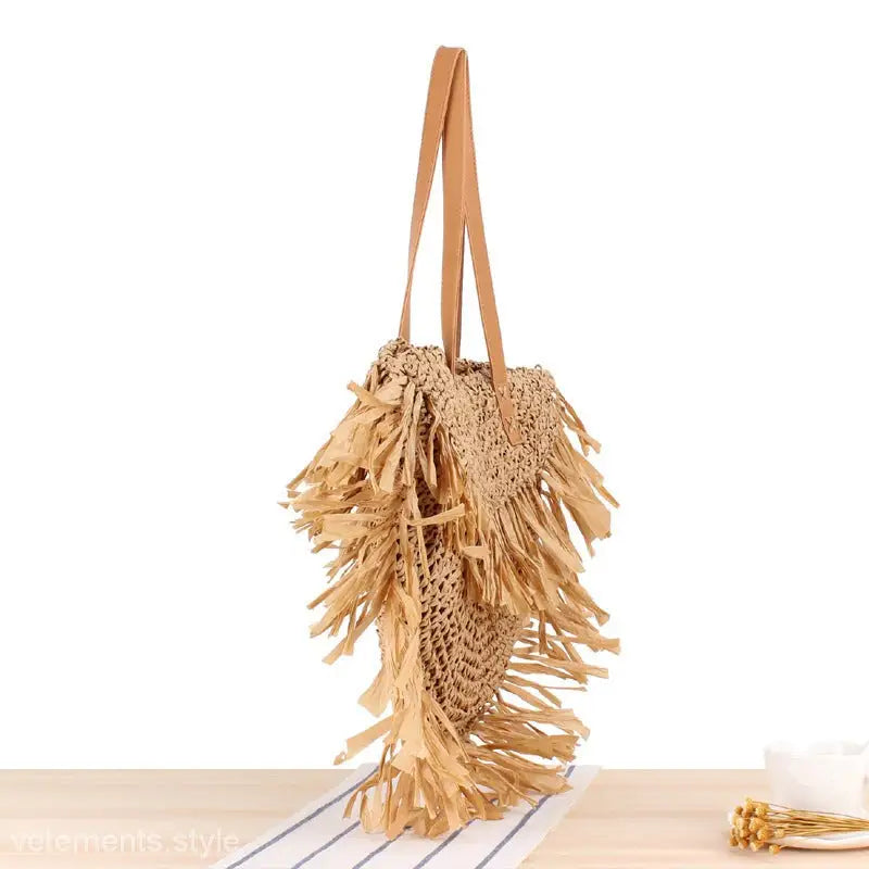 SEMICIRCLE TASSEL BAG-VETEMENTS 