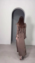 SEXY SPLIT SLIM FIT BELT DRESS-VETEMENTS 