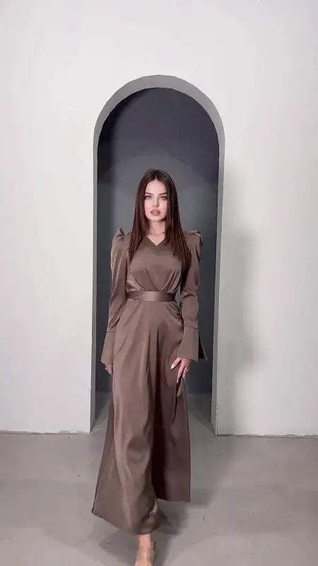 SEXY SPLIT SLIM FIT BELT DRESS-VETEMENTS 