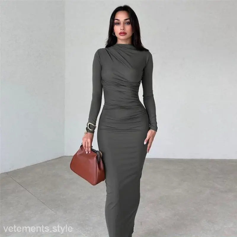 ELEGANT BODYCON DRESS-VETEMENTS 