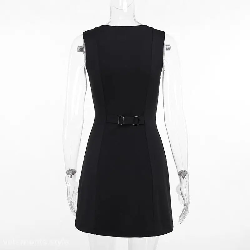 ELEGANT GRACEFUL VEST DRESS-VETEMENTS 