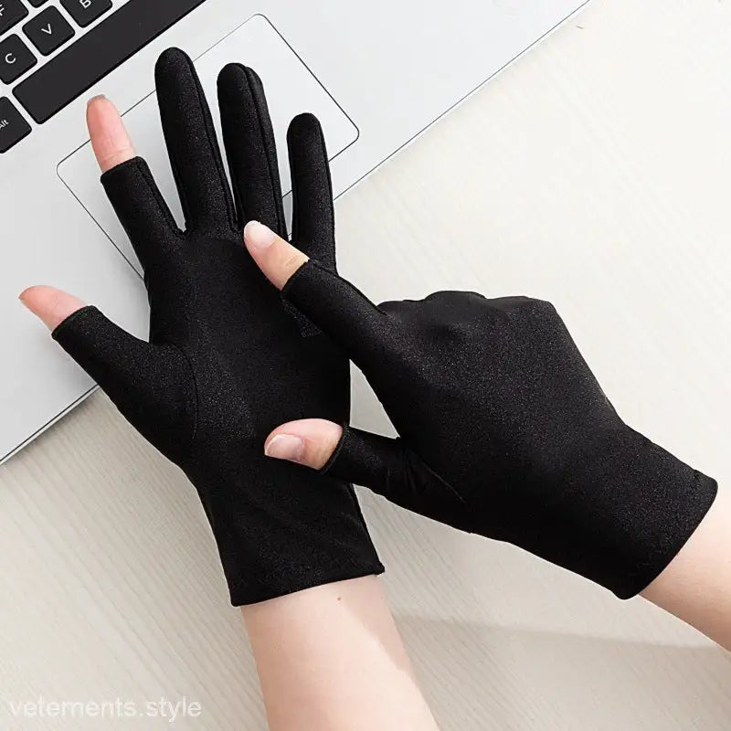 SPORTS RUNNING SUNSCREEN GLOVE-VETEMENTS 