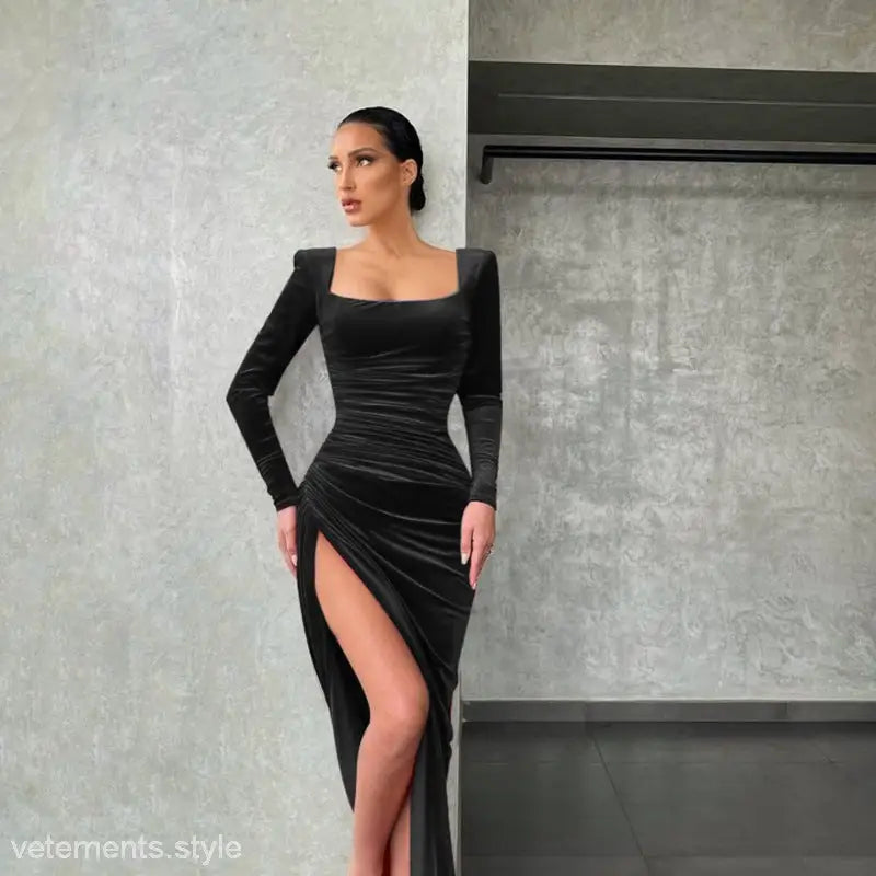 SEXY TUXEDO DRESS-VETEMENTS 