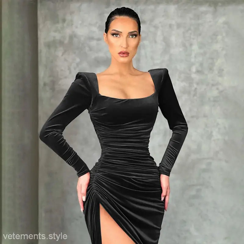 SEXY TUXEDO DRESS-VETEMENTS 